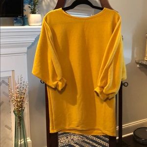Mustard yellow sweater